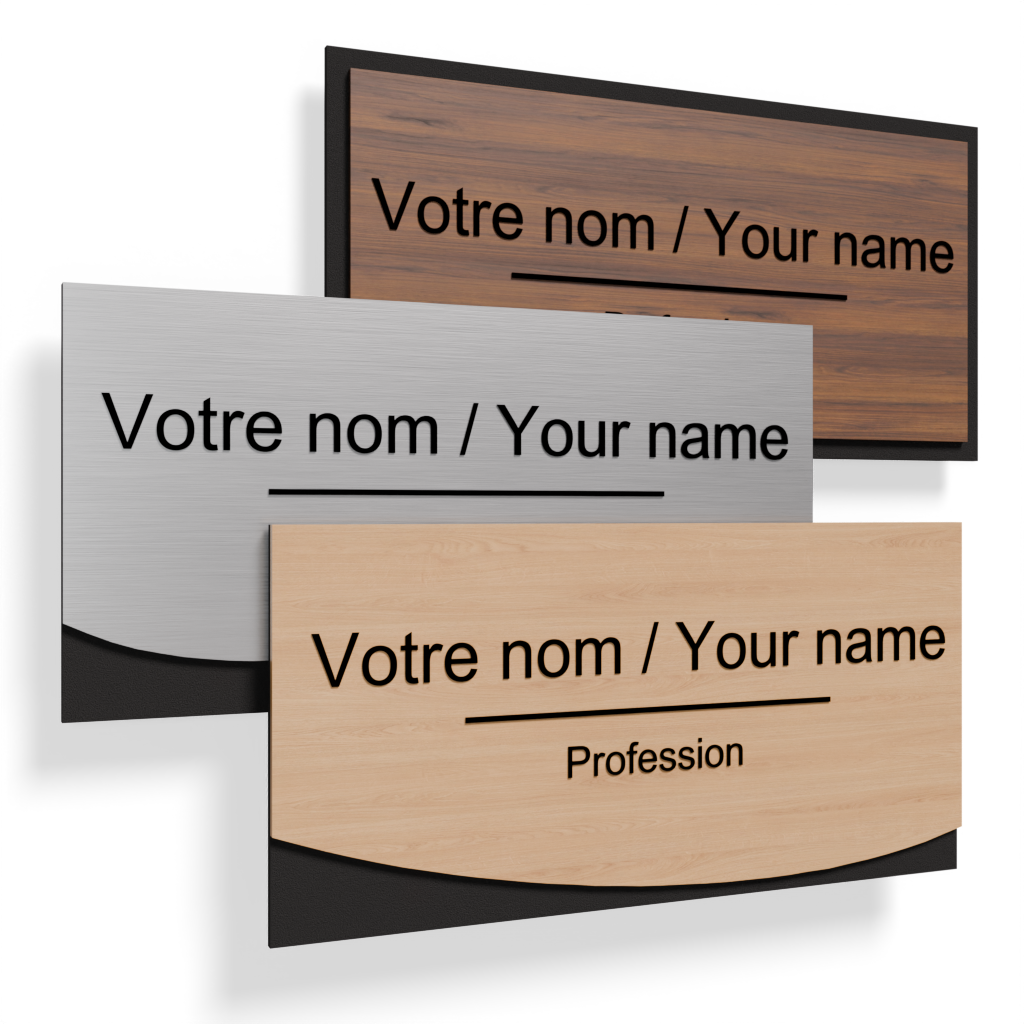Plaques de porte professionnelles